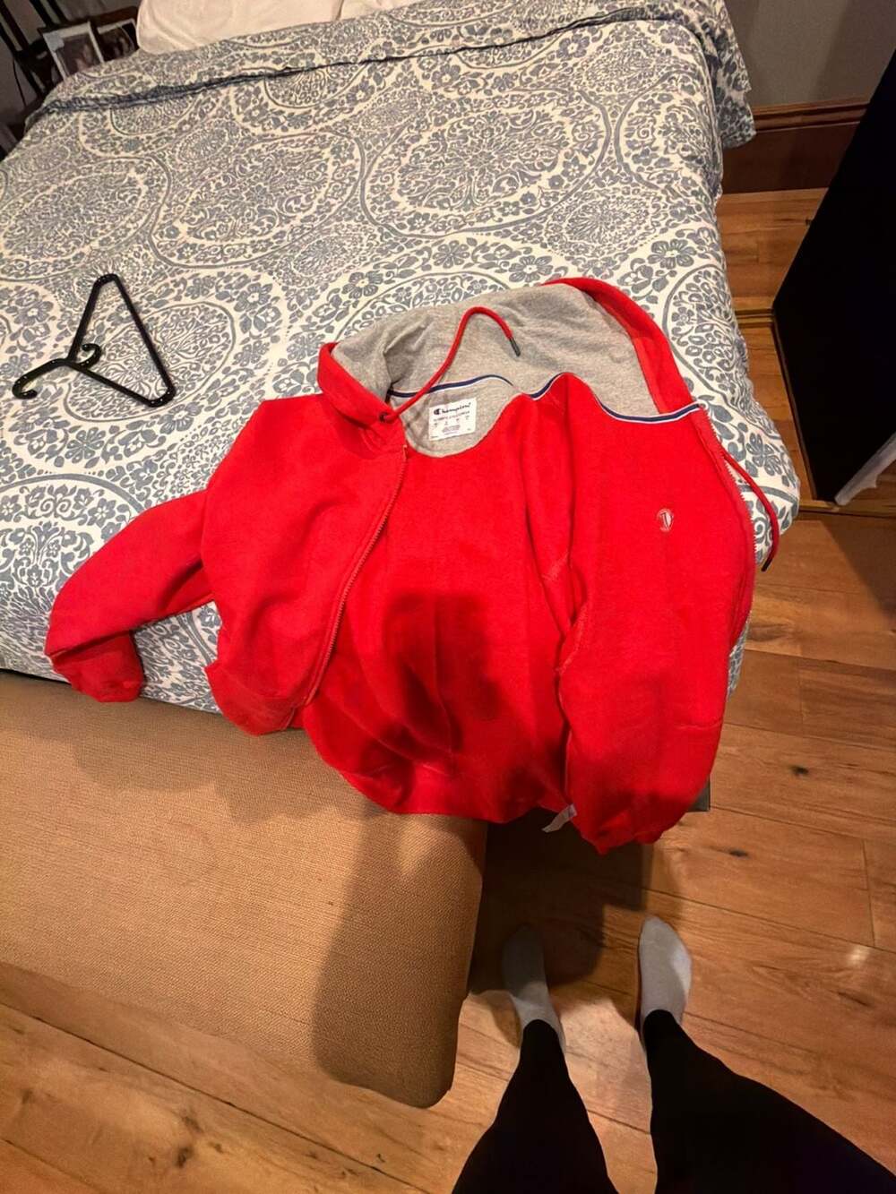 Champion Full Zip Hoodie Red